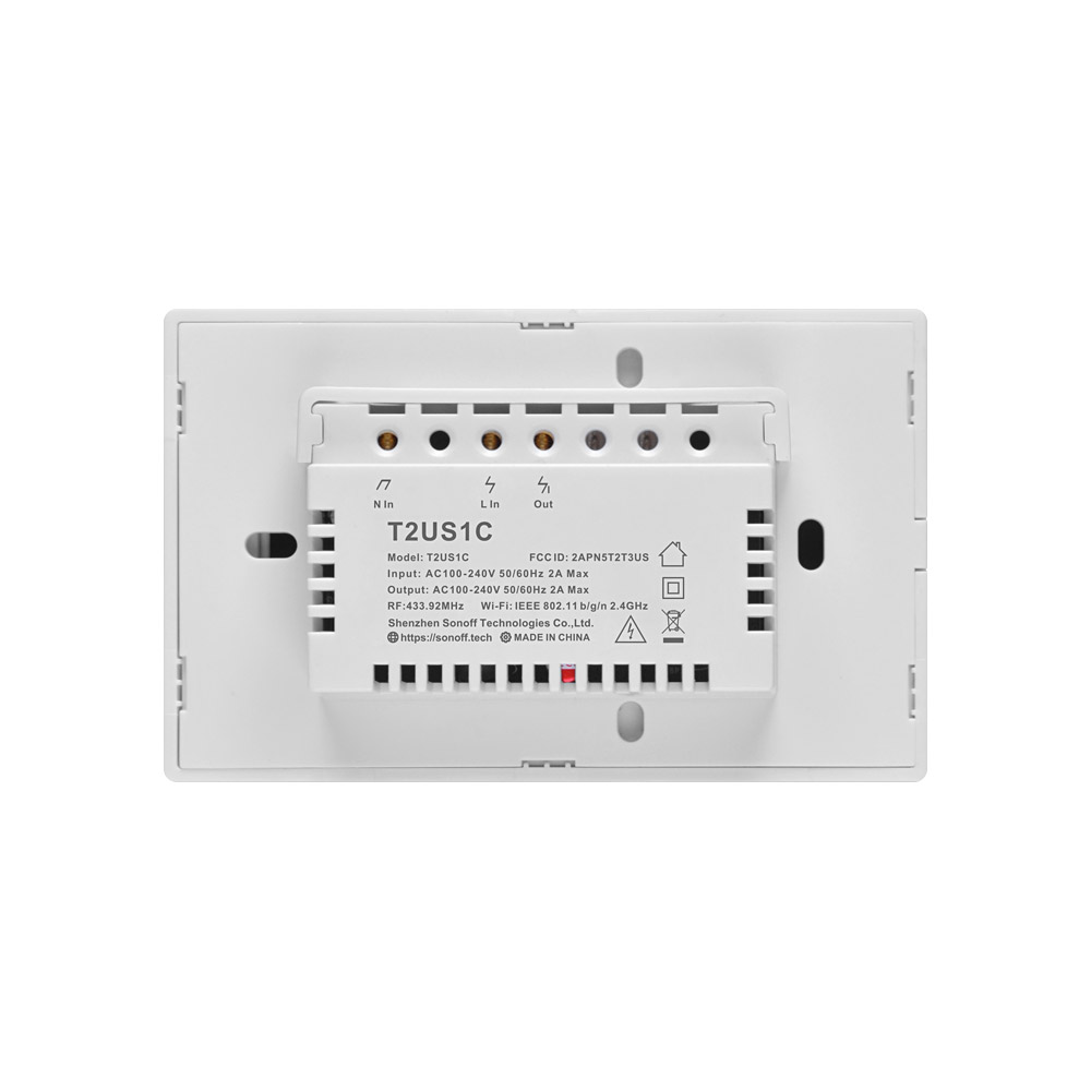 SONOFF TX_ T2_ US_ 1C_ White Series WiFi Wall Switches