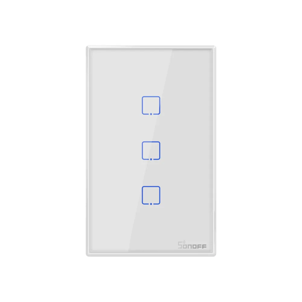 SONOFF TX_ T0_ US_ 3C_ White Series WiFi Wall Switches