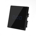 SONOFF TX_ T3_ UK_ 3C_ Black Series WiFi Wall Switches