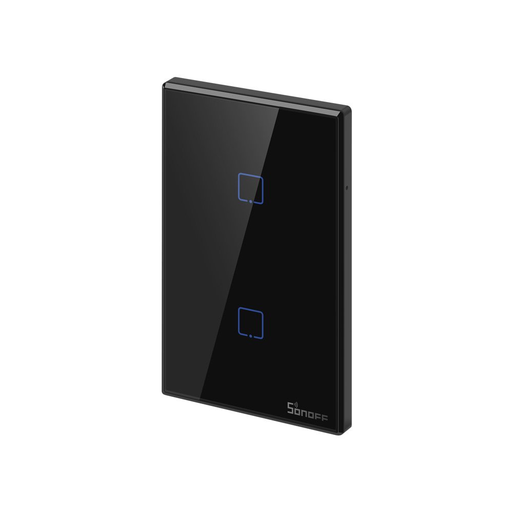SONOFF TX_ T3_ US_ 2C_ Black Series WiFi Wall Switches